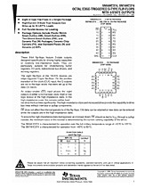 DataSheet SN74HC374 pdf
